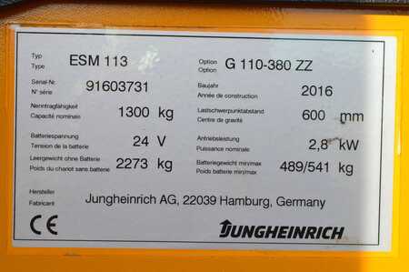 Jungheinrich ESM 113 Batterie Bj. 2021