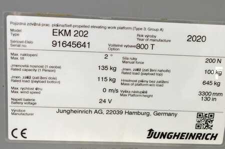 Jungheinrich EKM 202 Neu Batterien 2025