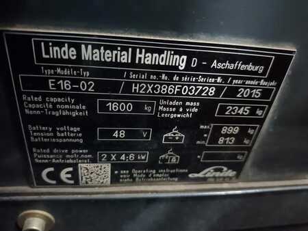 Linde E16-02 EVO (Batterie 2019)