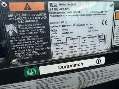 Hyster H 4.50FT/5000 kg /Triplex /2018 YEAR // Like new //