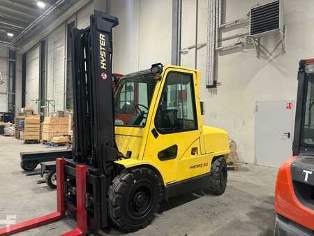 Hyster H 5.5XM Diesel / Full cabin / Only 6089 hours / Forks Positioner