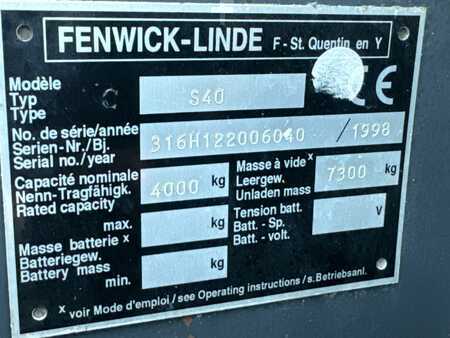 Linde S40  // LPG // Oryginal 1653 hours // Factory paint