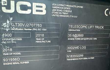JCB TLT30D / 2018 / Only 6062 hours