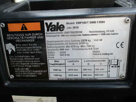 Yale ERP15VT SWB