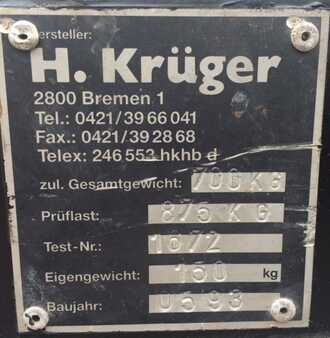 [div] Krüger Fasslifter 200 l. mit Gabelzinkenaufnahme